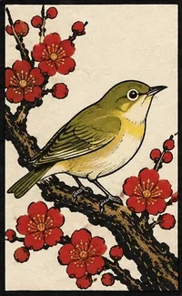 梅に鶯