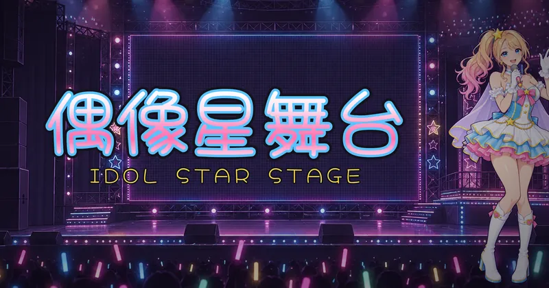偶像星舞台的遊戲封面