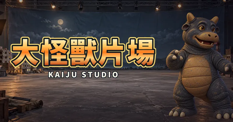 大怪獸片場的遊戲封面