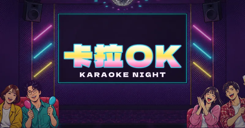 卡拉OK的遊戲封面