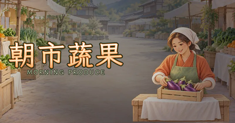 朝市蔬果的遊戲封面