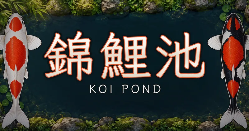 錦鯉池的遊戲封面