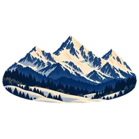 雪の山
